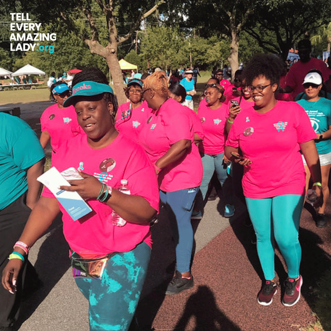 Savannah teams at the annual teal walk