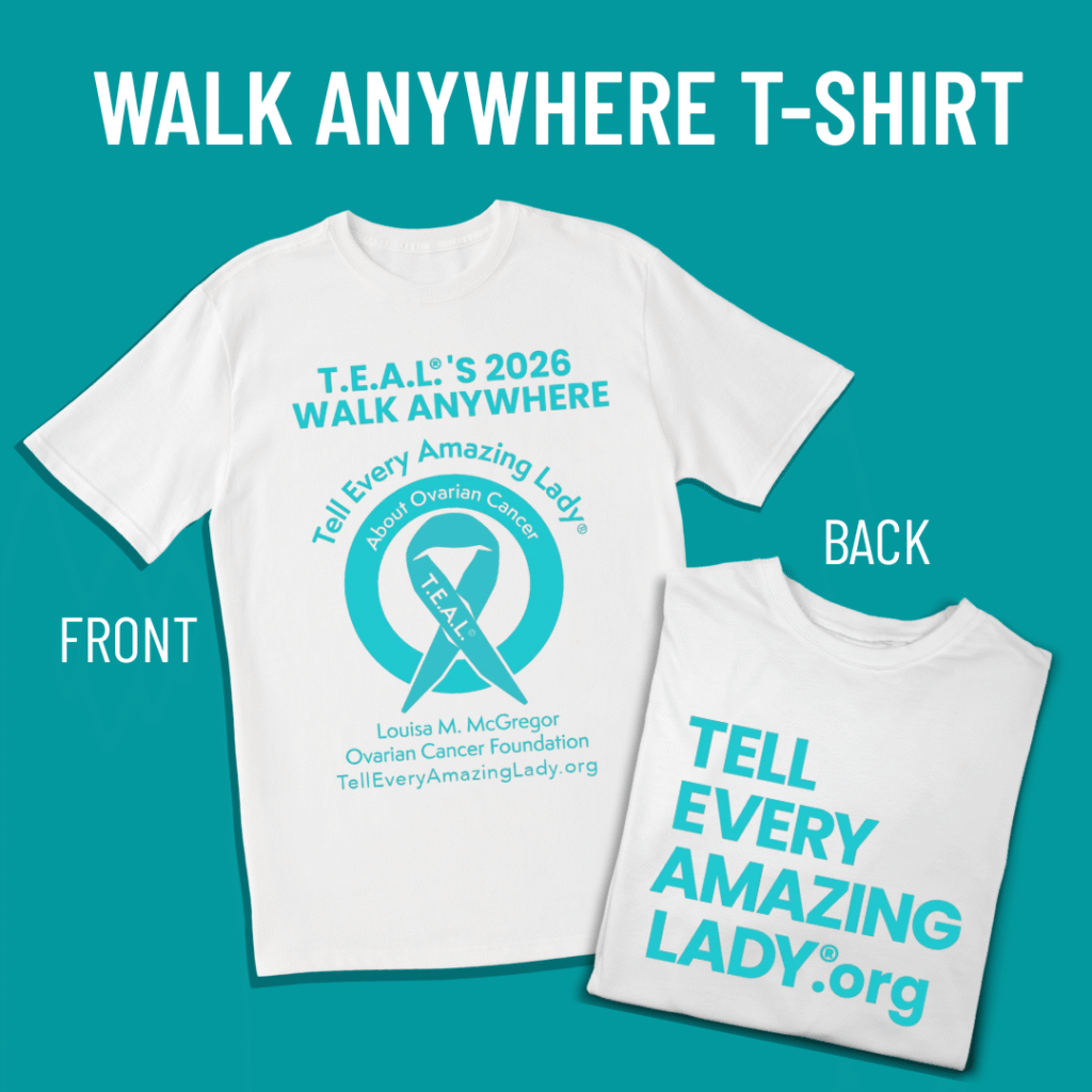tell every amazing lady® walk anywhere shirt