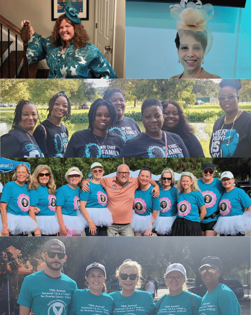 imagery of savannah teal walk with hats